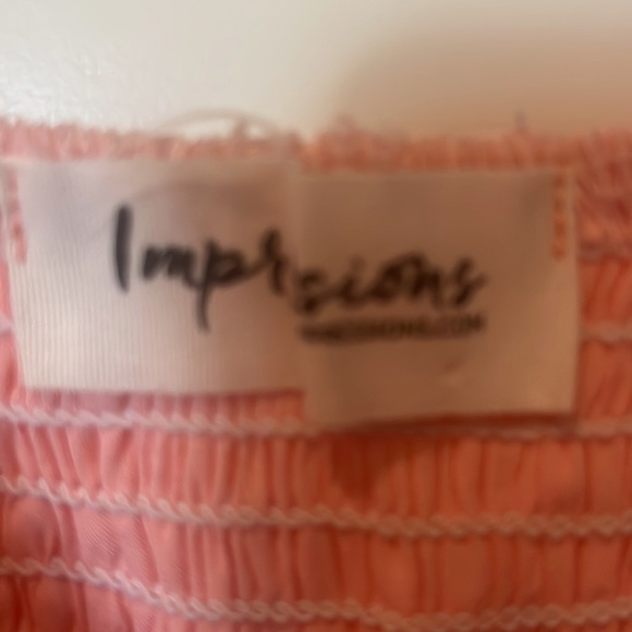 Pastel Pink Babydoll Dress by Impressions - Picture 7 of 7